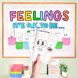 Emotions Brochures and Bulletin Board for School Counselors