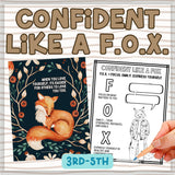 Confidence Lesson and Slideshow for Upper Elementary