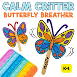Calm Critters SEL Bundle | Coping Skills Crafts & Lesson Plans | Calm Corner Activities for Kids K-1 Counseling Resources