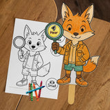 Calm Critters SEL Bundle | Coping Skills Crafts & Lesson Plans | Calm Corner Activities for Kids K-1 Counseling Resources