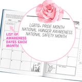 2025-2026 School Counselor Planner – Ready to Ship - Flowers