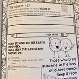 Printed & Shipped Social Emotional Daily Check in Journal with Growth Mindset (lower elementary)