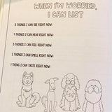 Printed & Shipped Social Emotional Daily Check in Journal with Growth Mindset (lower elementary)