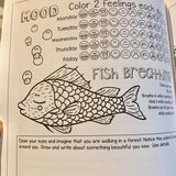 Printed & Shipped Social Emotional Daily Check in Journal with Growth Mindset (lower elementary)