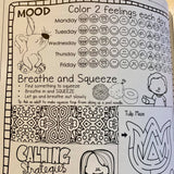 Printed & Shipped Social Emotional Daily Check in Journal with Growth Mindset (lower elementary)