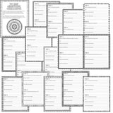 Self Care for Teachers with a Journal, Trackers, Challenges and Bulletin Board Kits