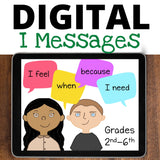 I Messages Interactive Lesson for Google Slides