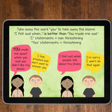 I Messages Interactive Lesson for Google Slides