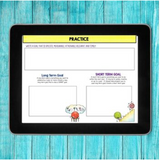 SMART goals for Google Slides for 2nd-8th grade