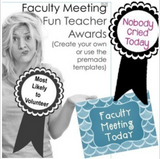 Faculty Morale Resources for Schools