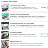 Social Emotional Learning Flipbook Bundle for Upper Elementary and Middle School