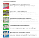 School Counselor Flip Book Bundle Grades 1-3