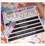 Meet the Counselor Flip Book (upper elementary and middle school)