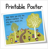 Mindfulness Yoga Pose Cards and Journal for 2nd-6th grade