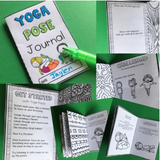 Mindfulness Yoga Pose Cards and Journal for 2nd-6th grade