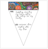 Goal Setting Banner Craftivity