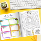 Printed Self Care Journal for Teachers