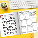 Printed Self Care Journal for Teachers