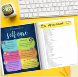 Printed Self Care Journal for Teachers