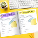 Printed Self Care Journal for Teachers