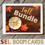 Social Emotional BOOM Cards Fall Themed Bundle