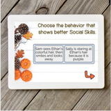 Social Emotional BOOM Cards Fall Themed Bundle