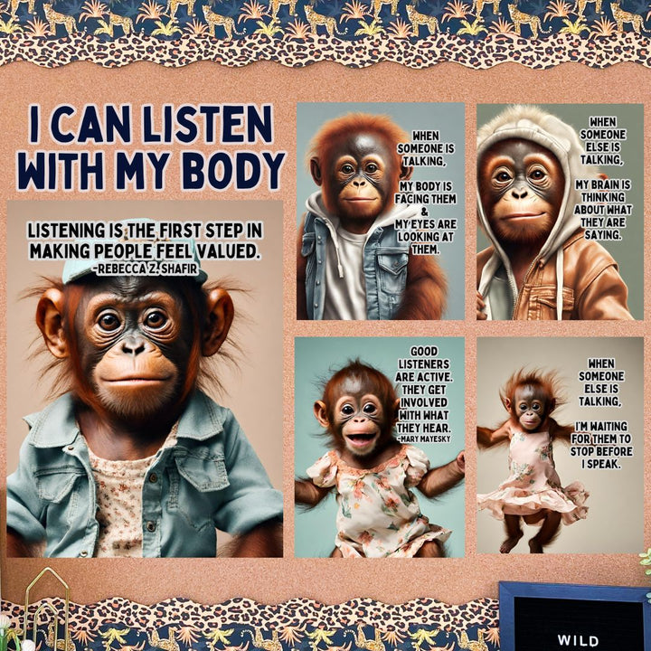 Whole Body Listening Lesson Plan and Activities for K-2