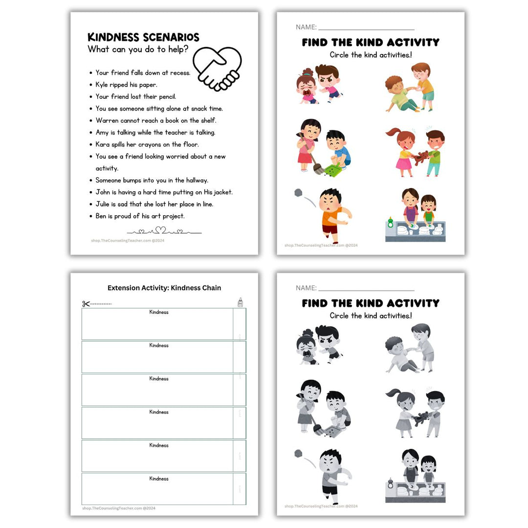 Kindness Lesson Plan and ASCA aligned Resource
