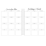 FREE Shipping Printed Color-Wave School Counselor Planner