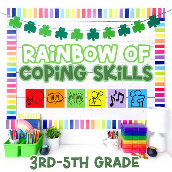 Rainbow of Coping Skills for 2nd-5th Grade