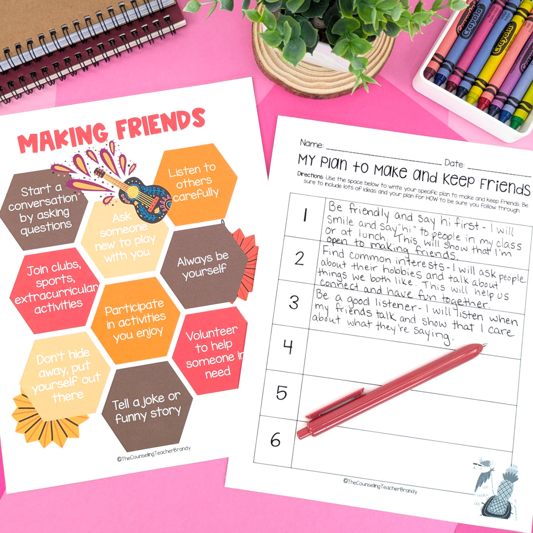 Llama-Themed Friendship Curriculum for Upper Elementary &amp; Middle School