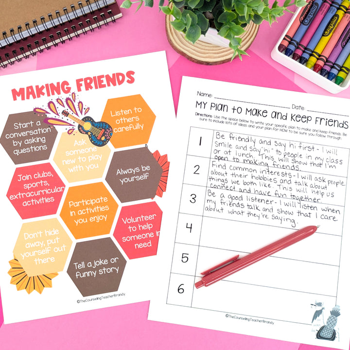 Llama-Themed Friendship Curriculum for Upper Elementary &amp; Middle School