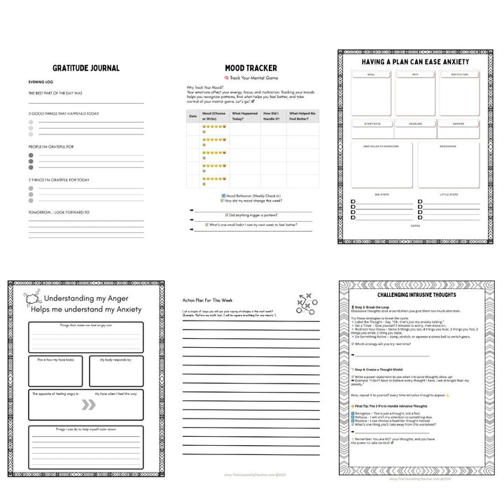Anxiety Strategies Playbook for Tween and Teen Boys