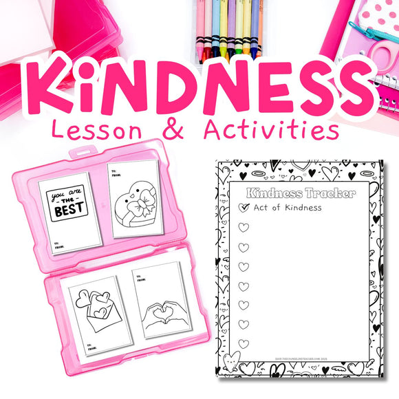 Kindness ASCA aligned Lesson Plan and Activity for 3rd-5th Grade