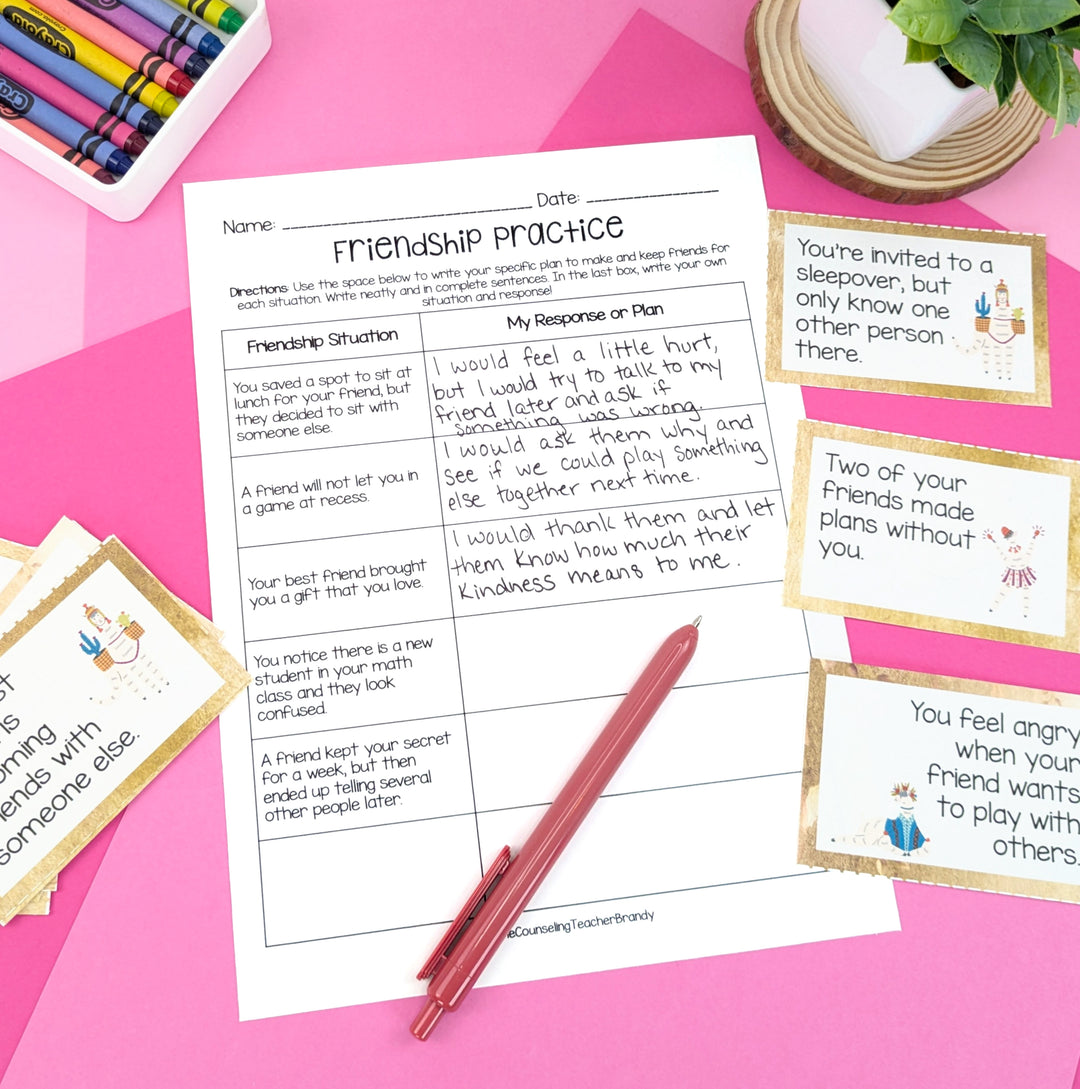 Llama-Themed Friendship Curriculum for Upper Elementary &amp; Middle School