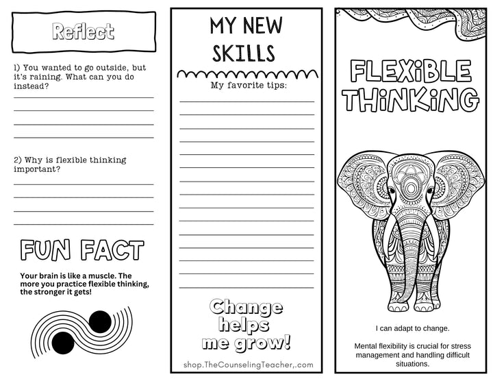 Executive Functioning Brochures Middle School