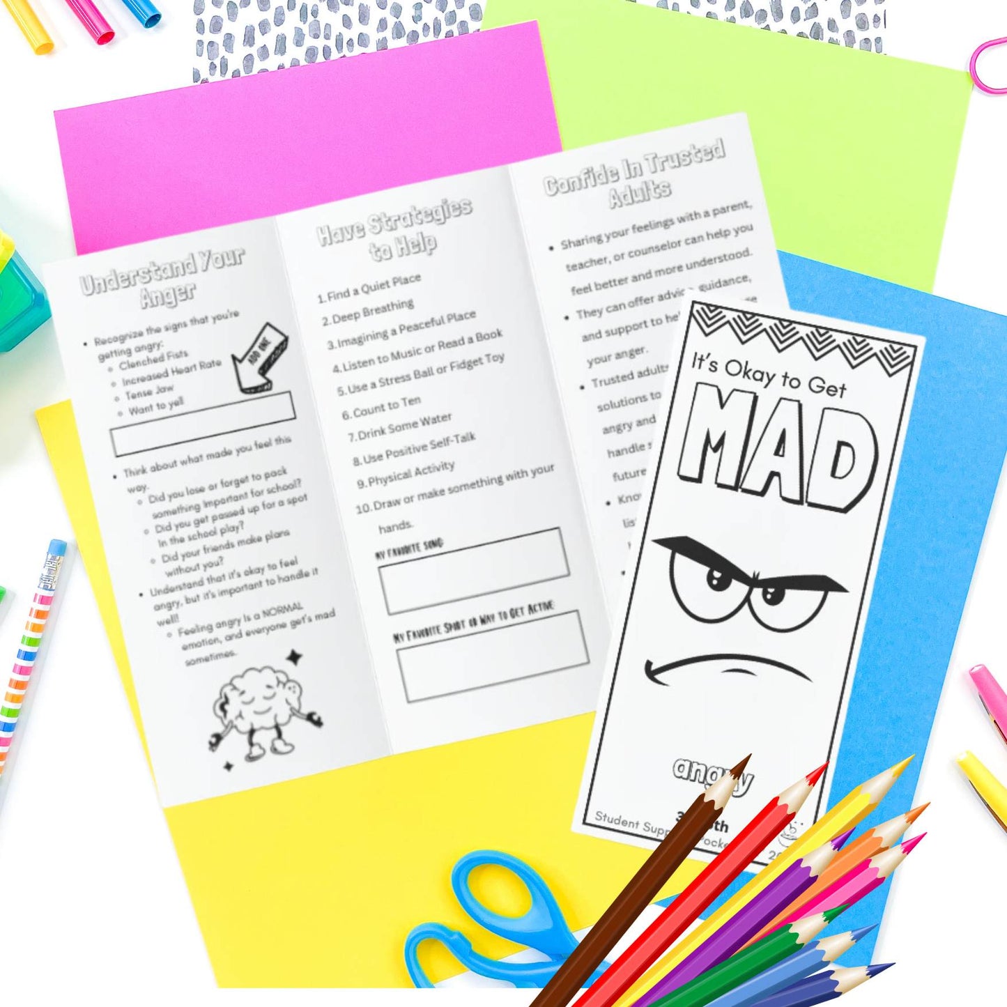 K-2 Feelings Brochures and Bulletin Board Kit