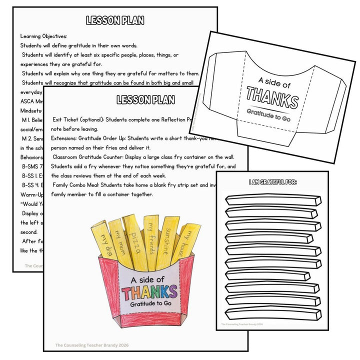 Gratitude Activities Bundle | SEL Lessons, Games &amp; Crafts | 3rd–5th Grade