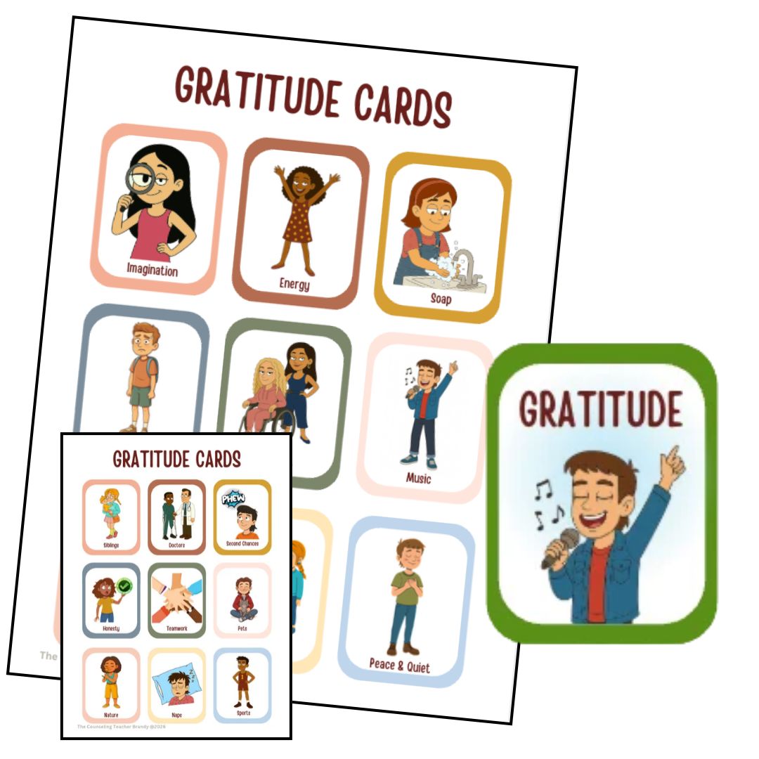 Gratitude Activities Bundle | SEL Lessons, Games &amp; Crafts | 3rd–5th Grade