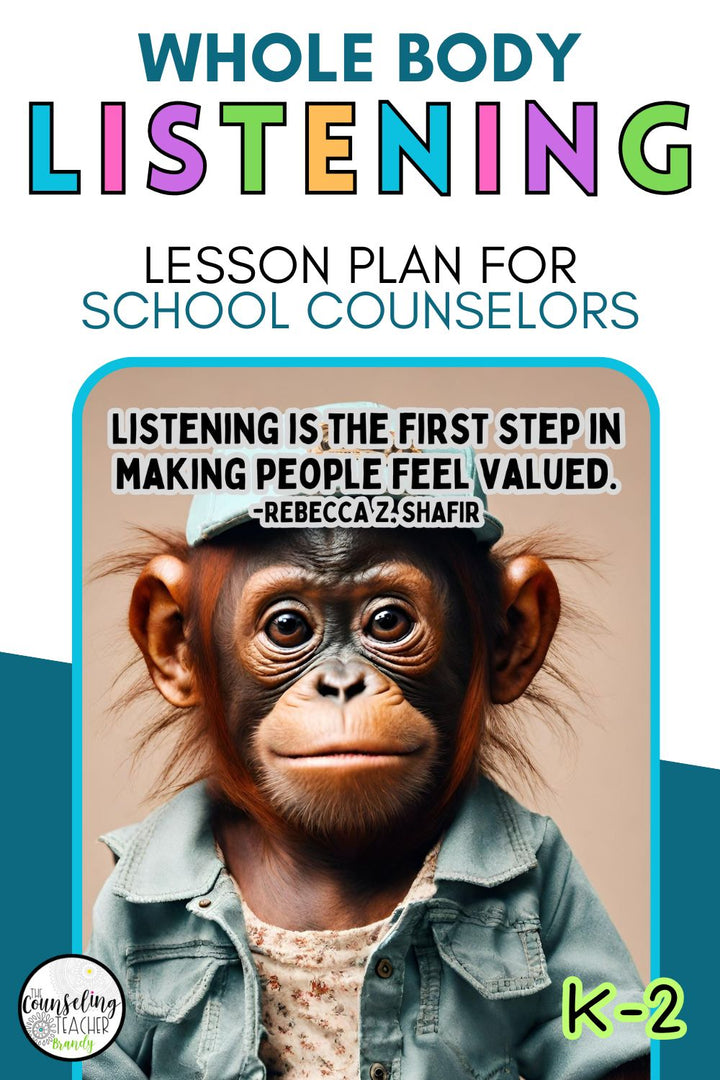 Whole Body Listening Lesson Plan and Activities for K-2