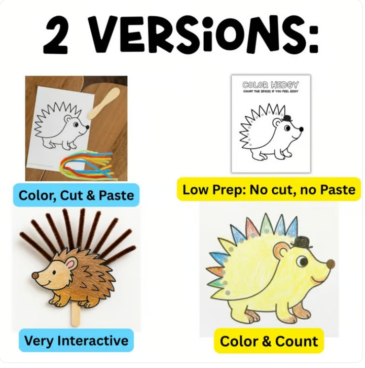 Calm Critters SEL Bundle | Coping Skills Crafts &amp; Lesson Plans | Calm Corner Activities for Kids K-1 Counseling Resources