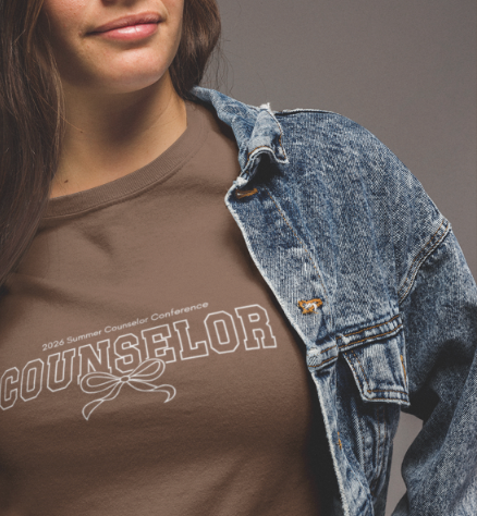 Official Tee for the 2026 Summer Counselor Conference "Bow-tee-ful"