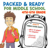 Middle School Readiness Lesson and Bulletin Board