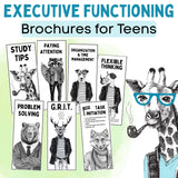 Executive Functioning Doodle Brochures for Teens