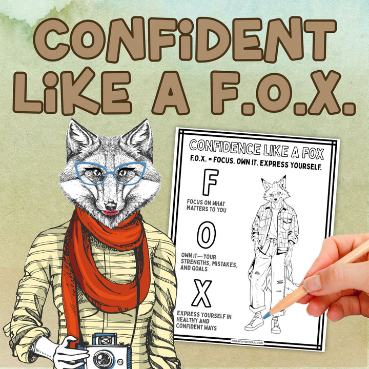 Teen SEL Lesson | F.O.X. Acronym + Bulletin Board &amp; Reflection Activities