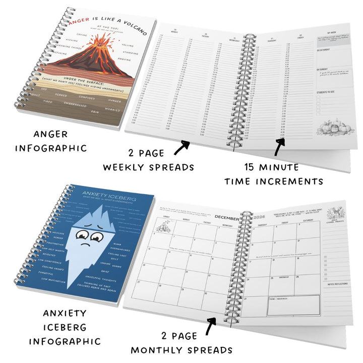 Counselor Planner 2026-2027 Linen