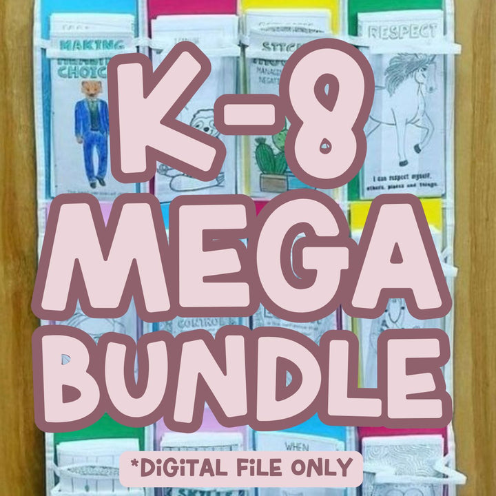 SEL brochure bundle including lower &amp; upper elementary and middle school versions
