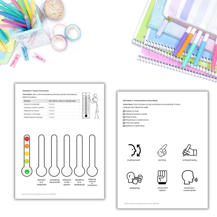 Selective Mutism Tier 3 Intervention with Individual Session Plans
