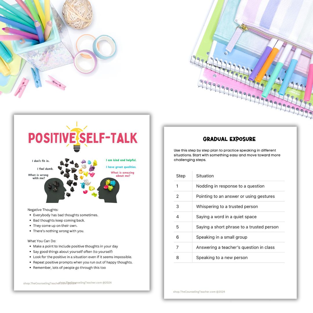 Selective Mutism Tier 3 Intervention with Individual Session Plans
