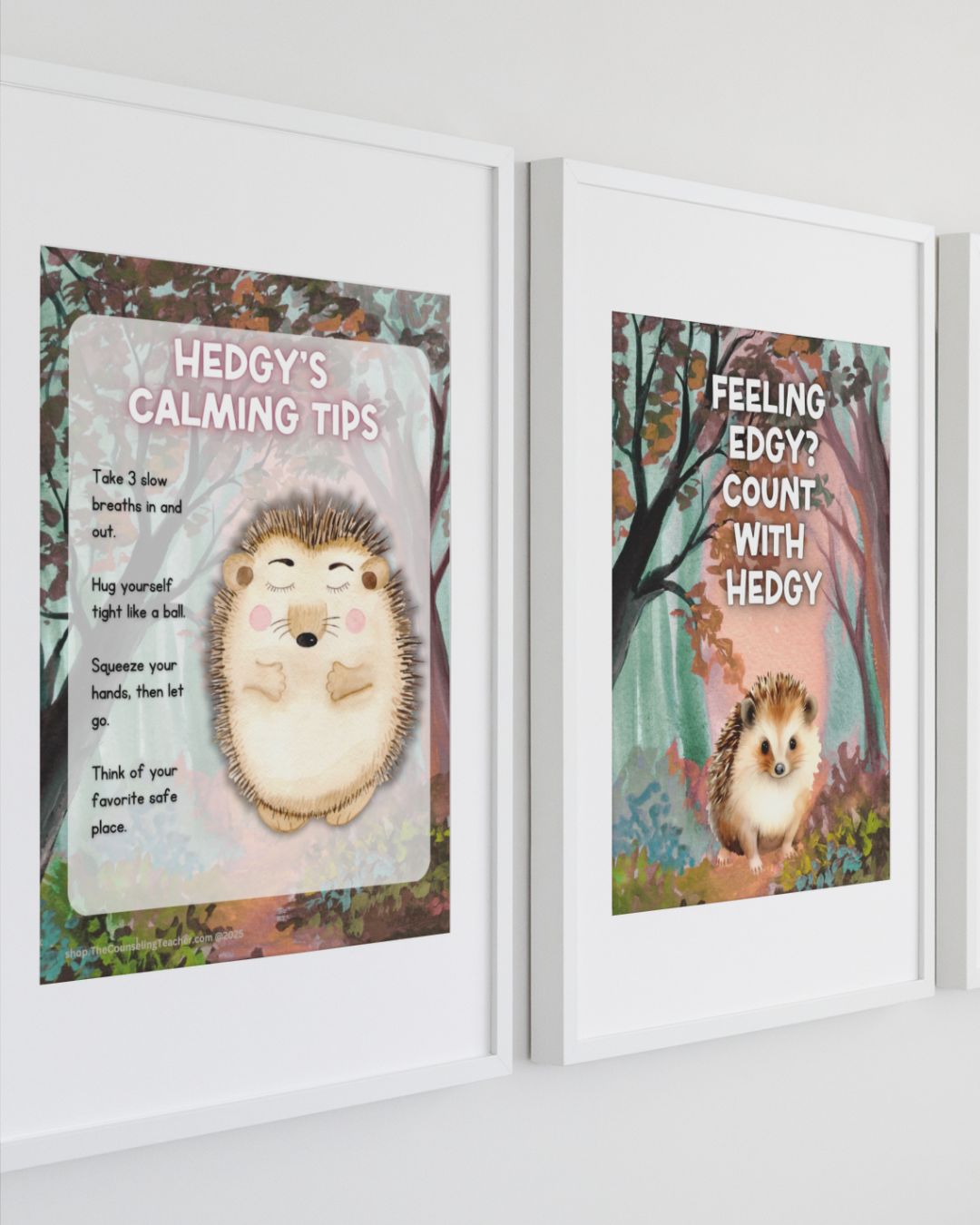 Calm Critters SEL Bundle | Coping Skills Crafts &amp; Lesson Plans | Calm Corner Activities for Kids K-1 Counseling Resources